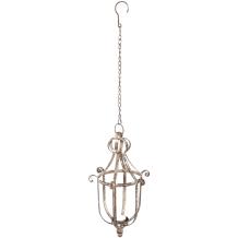 Lantaarn, vintage stijl, antiek metaal, 74 cm, hangend