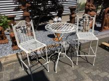 Gartenset, weißes Metall, schönes Set und gute Qualität!