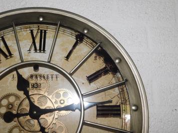 Wanduhr 'J.D. Bassett 1922'. - Industrieuhr