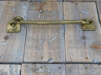 Kajütenhaken - Haken als Windhakenverschluss, Messing antik, 22,5 cm