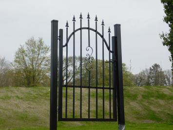 Hekwerk, sierhekwerk, tuinhek, zwart, metaal