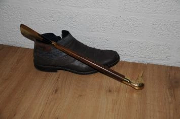 Schuhanzieher – Messing/Hartholz – Entenkopf
