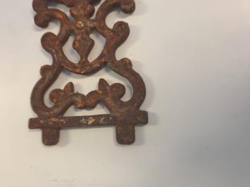 Zwaar massief gietijzeren balkon-element-rust, trapstijl
