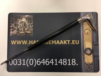Schuhlöffel – Nickel/Hartholz – Entenkopf