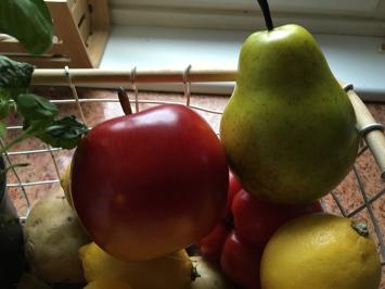 Echt aussehender Apfel, Küchendekoration