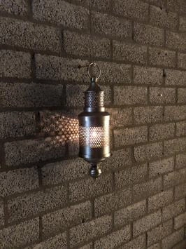 Hanglantaarn metaal, antiek licht, schitterend
