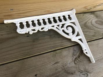 1 antieke strakke hanger, gietijzer-old-white-rust