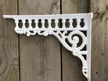 1 antieke strakke hanger, gietijzer-old-white-rust