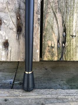 Wandelstok vrijmetselarij / tempeliers, uniek en exclusief, messing