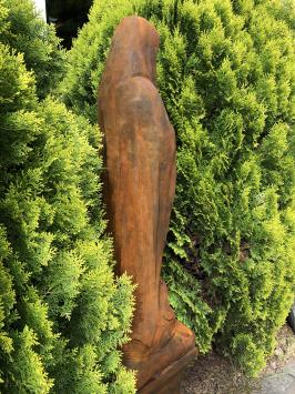 Mutter Maria, Gartenstatue, große Steinstatue, Oxid