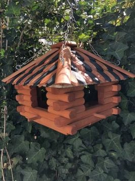 Vogelhaus – Luxuriöses Vogelhaus aus Holz zum Aufhängen