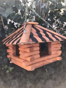 Vogelhaus – Luxuriöses Vogelhaus aus Holz zum Aufhängen