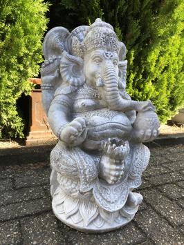 Statue Ganesha 1, ein hinduistischer Gott, Stein Statue