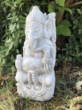 Beeld Ganesha 2, een hindoestaanse god, tuinbeeld steen