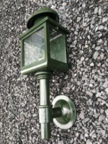 Buiten verlichting voor bij de voordeur, Koetsenlamp, Groen!
