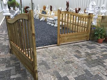 Gartentor Holz, Gartentor komplett, Bogentor 3 Meter