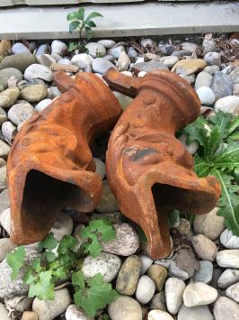 antiker und klassischer Rinnenablauf, Fischmaul