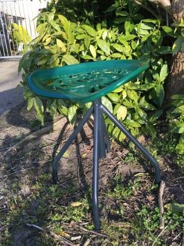 Tractor zitplek metaal, groen - stamford
