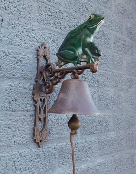 Deurbel met kikker - vintage