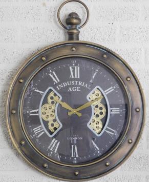 Industriezeitalter' Wanduhr Taschenuhrmodell