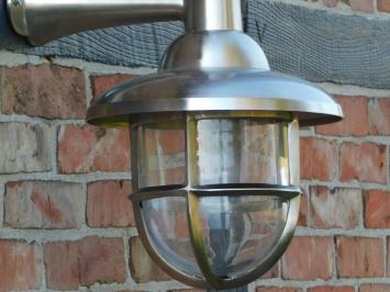Scheepslamp - wandlamp nikkel
