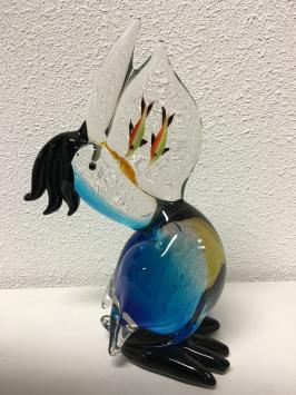 Schöner glasgeblasener Pelikan