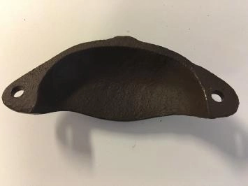 Schubladen schöne Griff, Türgriff, Möbelbeschläge, antikes Eisen, braun