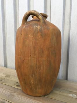 Indonesische rijst-water-kruik - met handvat - ovaal