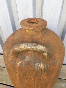 Indonesische rijst-water-kruik - met handvat - ovaal