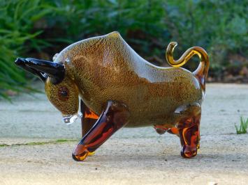 Statue Bull, komplett aus Glas gefertigt