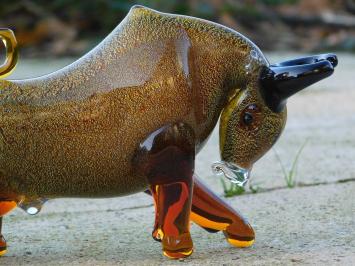 Statue Bull, komplett aus Glas gefertigt