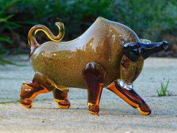 Statue Bull, komplett aus Glas gefertigt