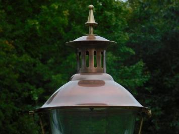Buitenlamp op voet - 90 cm - messing en koper