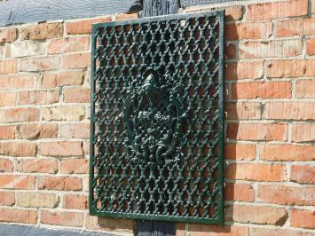 Zäune, Gitter, Mauern, Türen und Fenster aus Gusseisen