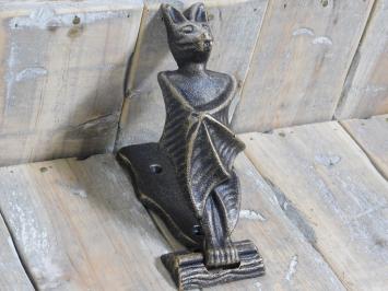 Türklopfer Bat, Gusseisen, Bronze