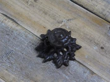 Deurknop - Knop gietijzer, Esdoorn, bruin