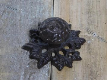 Deurknop - Knop gietijzer, Esdoorn, bruin