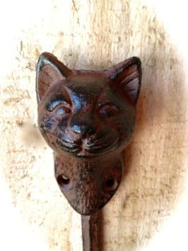 Garderobenständer, Katze, Gusseisen