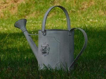 Gartengießkanne mit Löwenkopf – gealtertes Metall – 4,5 l