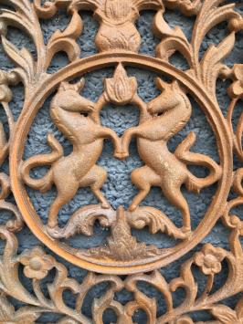 Türgitter / Fenstergitter - Balkongeländer, Gusseisen - rustikal