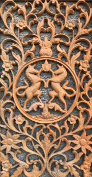 Türgitter / Fenstergitter - Balkongeländer, Gusseisen - rustikal