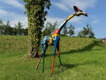 Giraffe uit Zimbabwe - ijzer 1.6 meter
