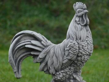 Tuin beeld, dierensculptuur haan, tuindecoratie