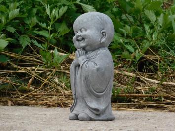 Mönchsfigur, Stein, Statue als Gartendekoration, Gartenstatue