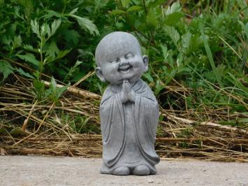 Mönchsfigur, Stein, Statue als Gartendekoration, Gartenstatue