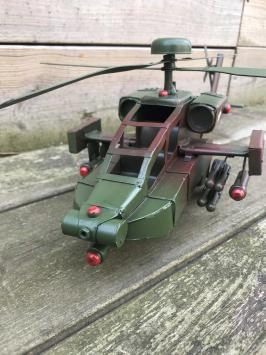 Metalen schaalmodel - Apache helikopter - gevechtshelikopter