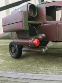 Metalen schaalmodel - Apache helikopter - gevechtshelikopter