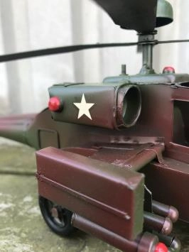 Metalen schaalmodel - Apache helikopter - gevechtshelikopter