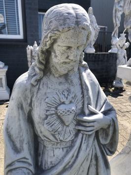 Jesus Herz-Jesu-Statue XXL, massiver Stein