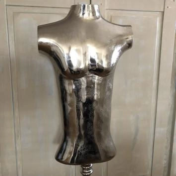 Dressman-Puppenmann, Alu-Rohbau, Torso auf Ständer